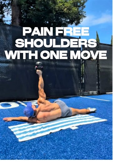 The Ultimate Shoulder Exercise! 🚨 If your shoulders feel weak, unstable, or beat up… you’re probably missing THIS. 👇 The kettlebell arm bar scap push is one of the most underrated moves in the game. It builds: • Scapular stability for resilient shoulder • Thoracic mobility to improve posture • Stronger rotator cuff delts • Core strength But here’s the part most people don’t realize… You’re activating your entire posterior sling, helping your upper body move more efficiently 🔥 Translation: les
