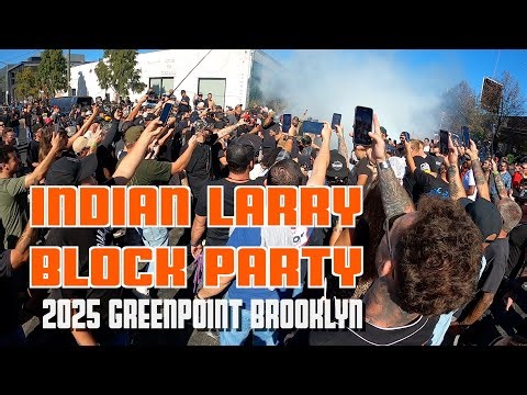 Indian Larry Block Party 2025 - Greenpoint Brooklyn