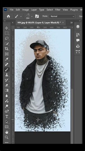 Create Dispersion Effect Step By step Using Photoshop Tutorial | Photoshop Hacks 2025