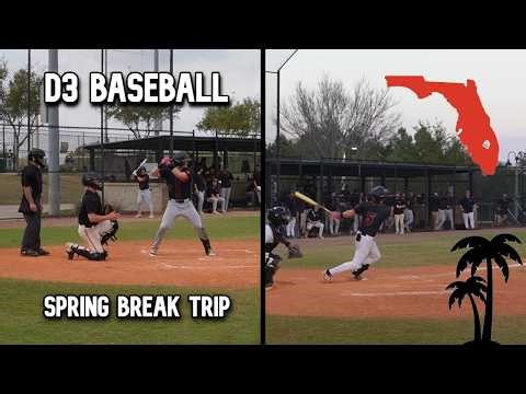 College Baseball Spring Break Trip!