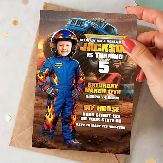 🚚 Monster Truck birthday made easy