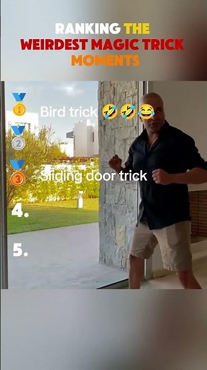Ranking the weirdest Magic Trick moment(Strange Tricks)#WeirdMagic#MagicFails#BizarreTricks