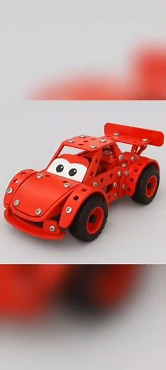 DIY Metal Sports Car Build | Step-by-Step Red Racing Model