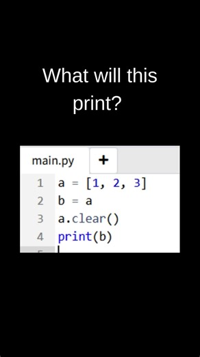 Python clear() Confusion 😵 Interview Trap | Same List Reference #shorts #muskernel #techshorts