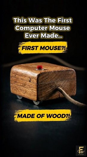 The First Computer Mouse Was Made of Wood 😳