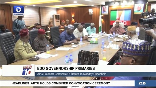 27K views · 390 reactions | Edo Gov'ship Primaries: Dennis Idahosa Leads Protest To APC Secretariat | Channels Television | Facebook