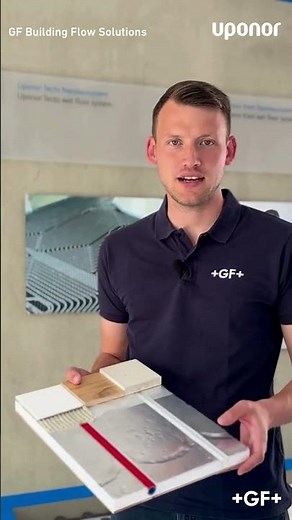 💡 Uponor Siccus 16 - ideal für die energetische Modernisierung! #shorts #FBH #energyefficiency