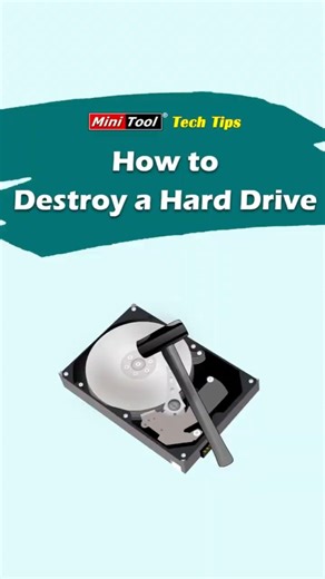 How to Destroy a Hard Drive – A Free and Simple Method #datasafety #harddrive
