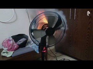 Fan exploding
