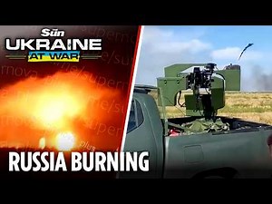 Massive Ukrainian strikes wipe out Russian oil depots as secret frontline raid footage emerges