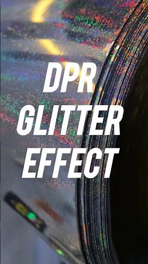 Glitter effect at LabelExpo2025 #shorts