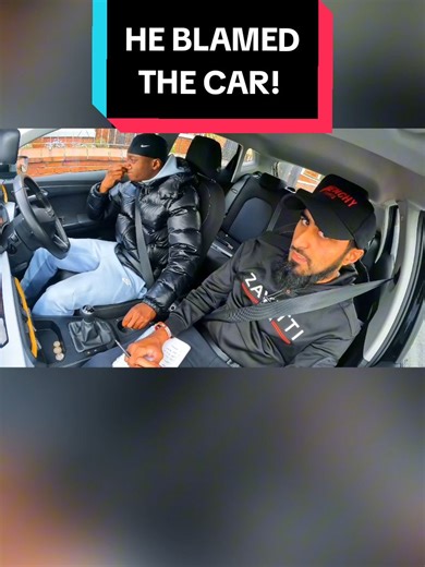 HE BLAMED THE CAR! #driving #drivingtest #drivinglesson #lessons #drivinginstructor #learnerdriver #learner #dangerousdriving #fail #drivingpass #drivingtesttips #howtodrive #learntodrive #drivingschool #chorley #drivingfail #drivinglessons #drivingtips #reels #avadrive #fyp #tiktok #car #billythegoat @billythegoat