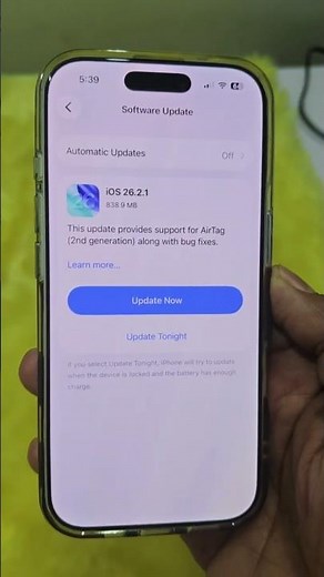iPhone 17 iOS 26.2.1 Update 🚀 New Bug Fix & AirTag Features