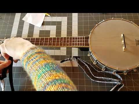All in One Hug Strap Installation video for the banjolele- close up version