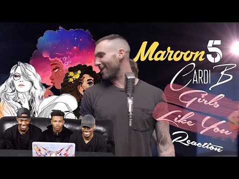 Maroon 5 - Girls Like You Feat. Cardi B REACTION
