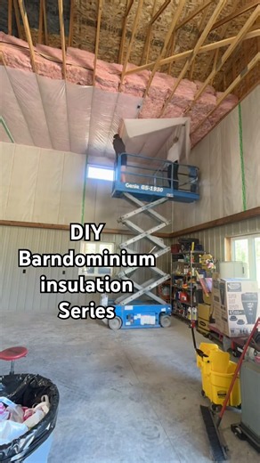 Barndominium Insulation Series🏠 Watch every step to build a warmer, smarter home! #Barndo #DIYBuild