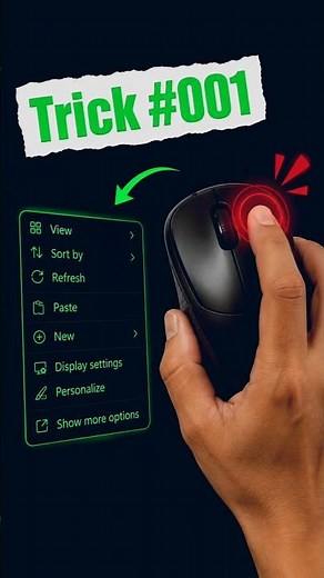 Mouse Broken? Do This Instead! #001 #tech #tips #shorts