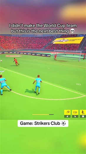 Game name is Strikers Club, and it’s another new third person futbol / football / soccer game where we are fully in control of our player in any choice of position on the pitch. Try the Demo if you haven’t already too 👀 #futbol #strikersclub #soccer #gaming #worldcup