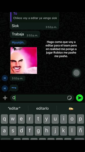 Playing Roblox Instead of Editing for the Team