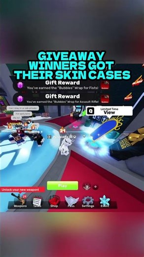 Proof For The Giveaway Winners ! #rivals #robloxrivals #roblox