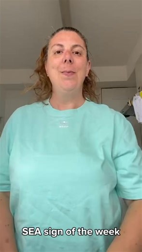 SEA sign of the week: orange 🍊 Did you know this sign? #learnasign #BSL #Deaf #seasupportservices | SEA