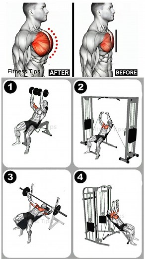 How To Get Bigger Chest 🔥 #exercise #fitness #workout #fit #gym | Fitness Tips