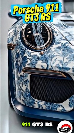 From Porcelain to Pavement: The One-of-One Delft Blue Porsche 911 GT3 RS