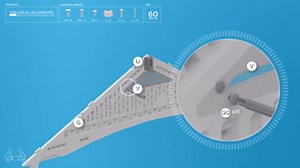 Suncast Vista 7x7 Storage Shed with Multi-Wall Resin Panels, 4 Skylights, IllumiVent System, and Pad-Lockable Doors, 84" D x 84" W x 98" H, Made in The USA