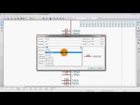KiCad 3.0 - Creating Pins On Schematic Symbols In KiCad