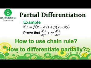z=f(x+ay)+g(x-ay) Prove that z_yy = a^2 z_xx | Partial differentiation engineering mathematics,B.Sc.