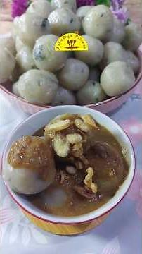 Mackerel Fish Cilok with Peanut Sauce