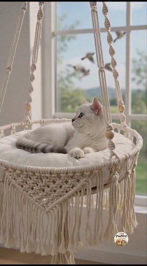 Cat Owners Are Buying This Hanging Hammock! 😻 Cozy Window Perch Your Cat Will Love
