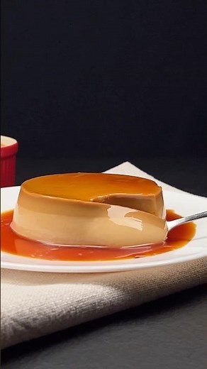 Karamell Panna-Cotta! 4-ingredient recipe in 5 minutes!