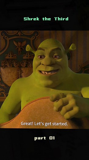 part 01 #tiktok #movie #movieclips #shrekthethird | Shrek Movie