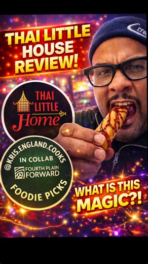 Pulled up to Thai Little Home for a food review with Fourth Plain Community Commons x Kris England Cooks 🍜🔥 Cozy spot, BIG flavor — everything tasted like it was made with love and intention. If you know, you know… if you don’t, go find out 🤝 Who should we hit next? | Fourth Plain Forward