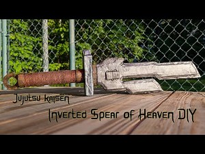 DIY Cardboard Toji Fushiguro's Inverted Spear Of Heaven | Tutorial on How To Make Toji's Sword