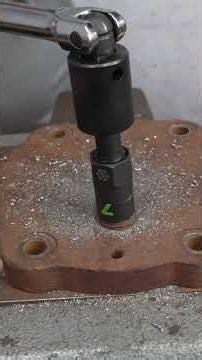 How to Remove a Rounded-Out Hex Drain Plug with a GripEdge G-FORS Broken Bolt Extractor!