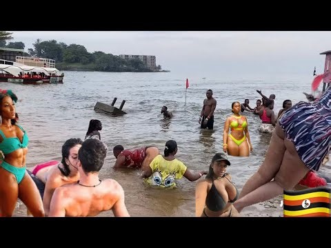 "Beach Party Madness in Entebbe, Uganda"🇺🇬