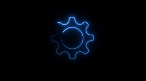 Neon Spinning Gears Animation Transparent Icon Stock Footage Video (100% Royalty-free) 3677466683 | Shutterstock