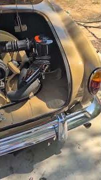 1968 Karmann Ghia Engine Is Back In! Dual Quiet Packs & Original Air Cleaner 🔥