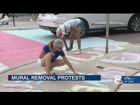 St. Pete Protest Erupts Over Removal of Pride Mural Under New Florida Law
