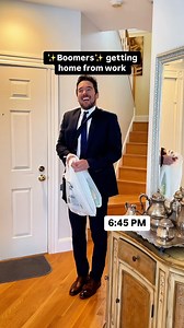 8.5M views · 1.1K reactions | Different Generations getting home from Work.. . . . . . #anxiety #office #relatable #funnyvideos #comedy #millennials #genz #funny | Briankearneyy | Facebook