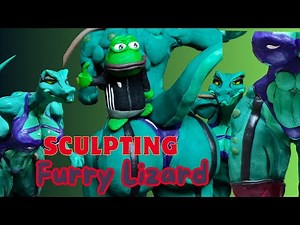 Sculpting Dominant Furry Lizard