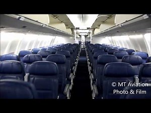 Delta 757-300 (75Y) cabin tour (classic blue)