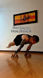 This is how long it takes to learn planche 🫡 #fullplanche #planche #calisthenicsbeginner | Matas Jakubauskas