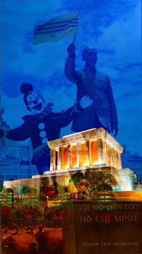 Mừng ngày “Quốc Khánh 2-9” Bác Hồ múa diễu binh. VC “National Day and Uncle Ho dance parade”