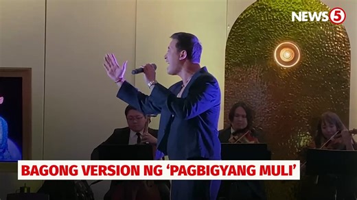25K views · 162 reactions | Ibinahagi ni Erik Santos ang bagong version ng “Pagbigyang Muli” bilang bahagi ng 20th anniversary ng hit song. #News5 For more latest stories, visit us at www.news5.com.ph | News5 | Facebook