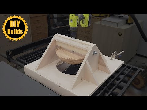 Table Saw Bowl Making Jig - Free Plans