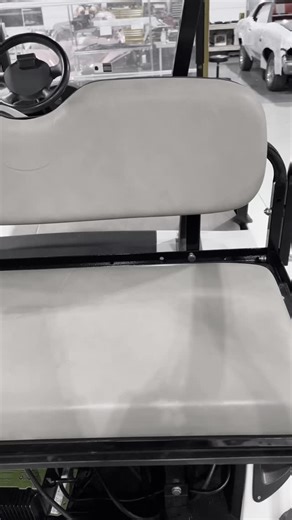 Need to spruce up your golf cart? Our upholstery department has you covered! ✨ From seats to custom accents, we’re bringing this little mini beast back to life. This is just the first step in its full transformation—stay tuned! #TrafficJamsMotorsports #CustomUpholstery #GolfCartMakeover #MiniBeast #BeforeAndAfter #CustomBuild #UpholsteryShop #AutomotiveLifestyle #TransformationInProgress #CustomInterior | Traffic Jams Motorsports