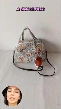 DIY Stylish Handbag From Scrap Fabric ✂️